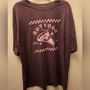 Chappell Roan “Hot To Go” Graphic Tee Pizza Shirt Indie Pop Tour Style Oversized